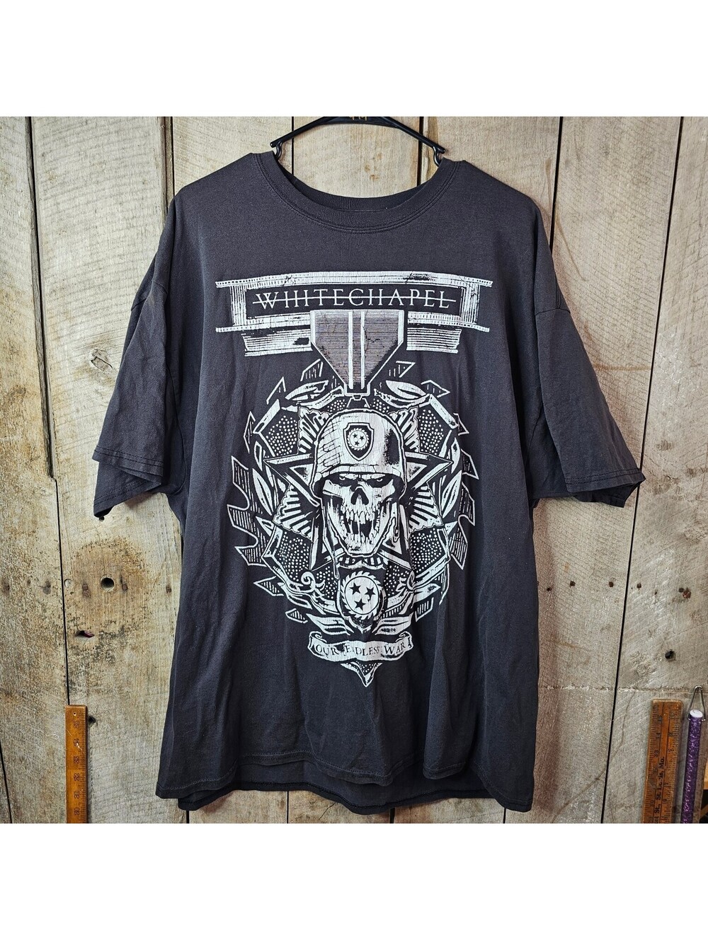 Whitechapel Our Endless War Deathcore Band T-Shirt Skull Logo Metal Merch